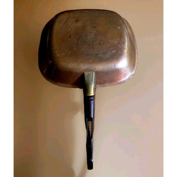 Bridgeport Copper Clad Square Fry Saute Stove Top Pan - Picture 7 of 9